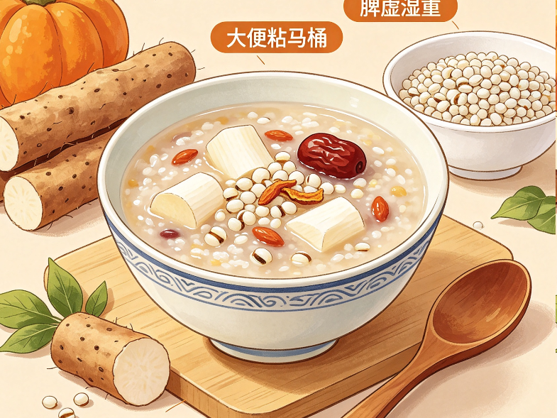 山药薏米粥：一碗健脾祛湿的“神仙粥”，脾虚湿重的人一定要喝