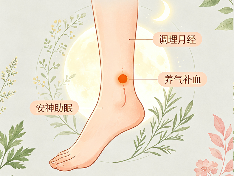 女性“不老穴”，调月经、养气血、助睡眠的宝藏穴位