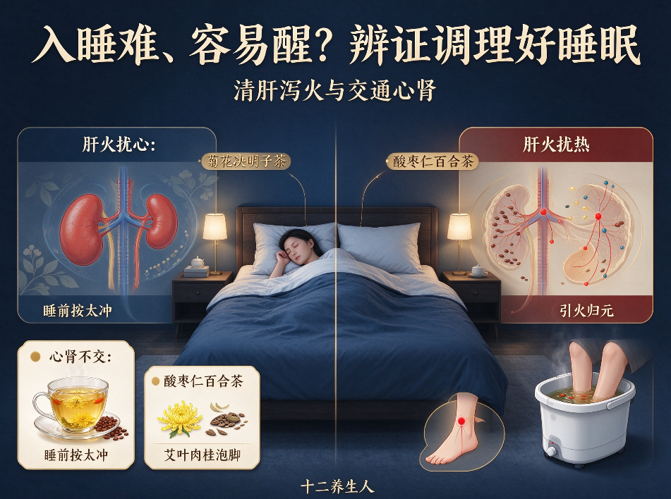 入睡难、容易醒?中医辨证失眠根源,几招帮你找回好睡眠